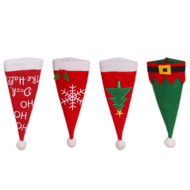 Cortador De Sombreros De Navidad, Herramienta De Almacenamiento De Sombreros, Adornos Navideños Para El Hogar, Navidad, Hogar 4 Tenedores Yuarrent HA042034-03