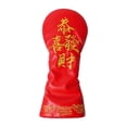thumbnail image 2 of Cubiertas protectoras impermeables Macarena para cabeza de golf PU Juego de conductor rojo chino Nº 1, 2 of 8
