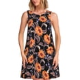 thumbnail image 1 of Fotbe Sunflowers Vestido de Verano sin Mangas para Mujer – Vestido Midi Línea A, Estilo Camiseta Floral, Vestido Playero Casual y Fluido, 1 of 7