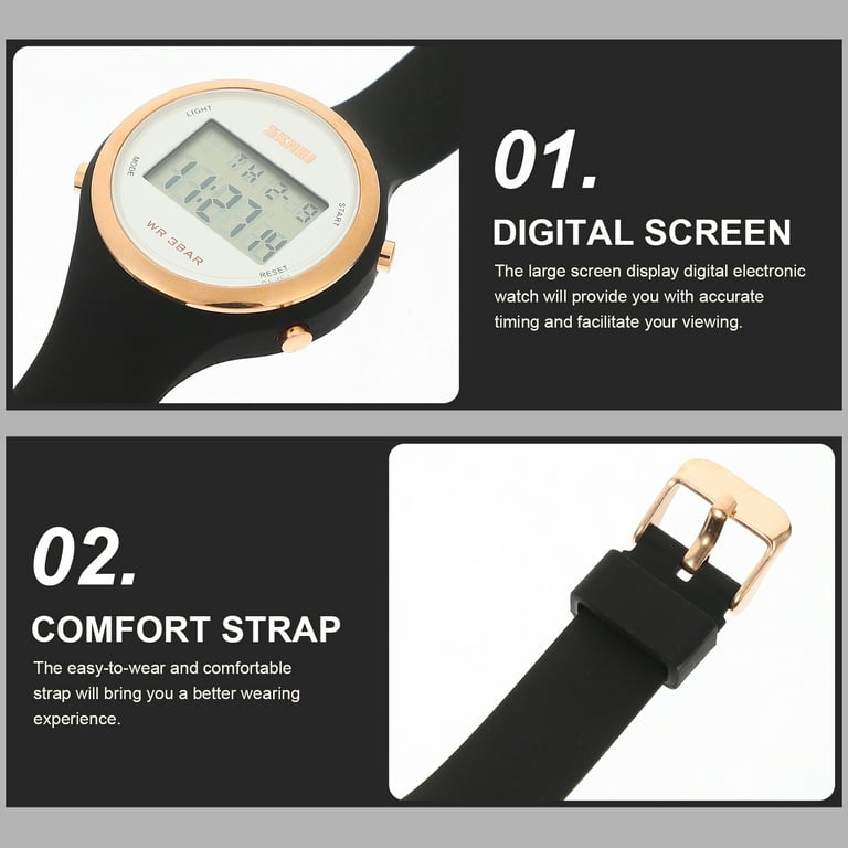 1 Set Waterproof Sports Watch Sports Watch Waterproof Outdoor Watch Waterproof Digital Watch Walmart