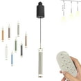 thumbnail image 1 of FSLiving Lampe de Piste Réglable en Hauteur Type H Rétractable avec Télécommande avec Gradation Continue Lampe Lot Intérieur Fil Réglable Droit, Gris - 1 Lumière, 1 of 8