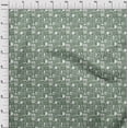 thumbnail image 4 of oneOone Cotton Poplin Twill Olive Green Fabric Nostalgia Coffee Dress Material Fabric Print Fabric By The Yard 56 Inch Wide-Q2, 4 of 6