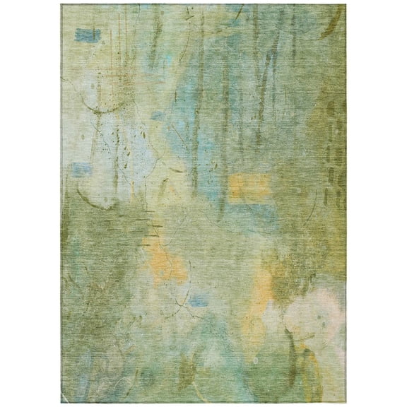Dalyn Rugs Machine Washable Indoor/Outdoor Chantille ACN2032 Sage 2'6" x 3'10" Rug