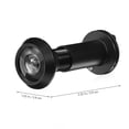 thumbnail image 5 of WRISTBIQUE Black Metal Door Peephole with Wide Angle Viewer for Enhanced Home Security and Safety, 5 of 8