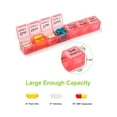 thumbnail image 2 of WANGQI Large Monthly Pill Organizer 28 Day Medication Organizer Storage by Week,Extra Large Compartments Dust-Proof Pill Case Medication Reminder Travel Container for Vitamins/Fish Oil/Supplements, 2 of 6