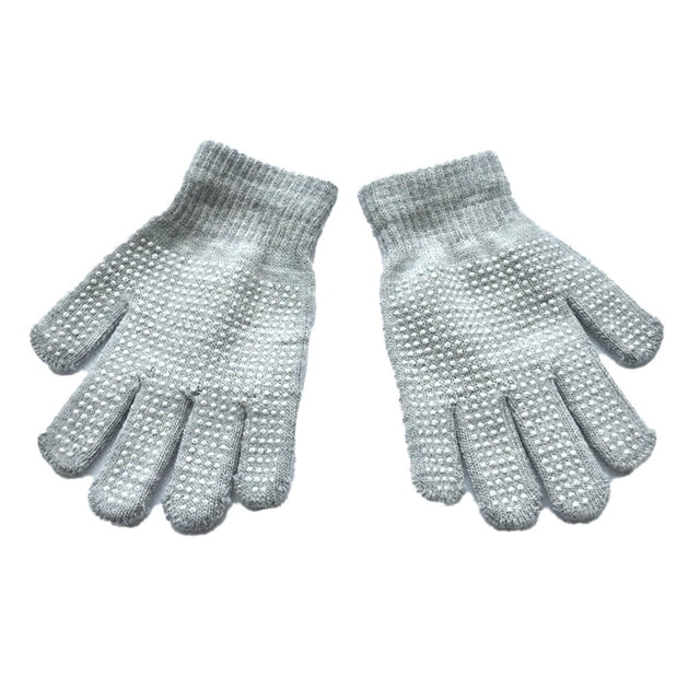 Qarigey 1 par de guantes para niños pequeños, accesorio de ropa de Color sólido para exteriores, guante deportivo antideslizante con puntos Type3 NO3