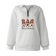 thumbnail image 4 of Sudadera Navideña Para Mujer, Moda, Cuello Vuelto, Manga Larga, Estampado, Cremallera, Camisa Informal, Camisetas Odeerbi ODB195484, 4 of 5