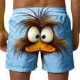 thumbnail image 4 of Xdegoge Bathing Suits for Men Funny Print Swim Trunks Quick Drying Board Shorts Novelty Beach Pants Graphic Swimwear with Mesh Liner Side Pockets for Surfing Pool Leisure, 4 of 6