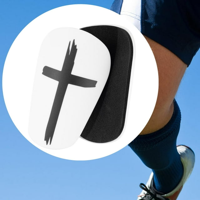 Mini Espinilleras De Fútbol perfecl 2 uds Espinilleras Amortiguadoras Juego De Fútbol Para Adolescentes Hombres Mujeres 8x5cm