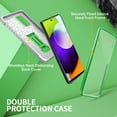 thumbnail image 4 of FITO For Samsung Galaxy A52 Case, Phone Case with Screen Protector and Kickstand (Green), 4 of 7