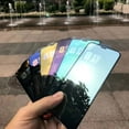 thumbnail image 6 of Allytechgroup Colorful Mirror Tempered Glass Screen Protector for Apple iPhone 15 Pro, Anti-Fingerprint Bubble Free Shatter-Resistant Scratch-Resistant Case Friendly Screen Protector, Gold, 6 of 6