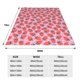 thumbnail image 3 of Balery Strawberry Manta de Felpa Suave y Acogedora – Cobija de Franela Aterciopelada para Cama, Lavable y Cálida para Sofá, Mascotas, Transpirable-50"x40", 3 of 7