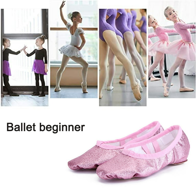 Ballet Pointe Shoes Girls Women Ribbon Ballerina Shoes with Toe Pads Walmart