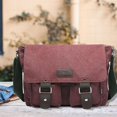 thumbnail image 5 of Bolso mensajero de lona - Bolso bandolera vintage Bolso militar, 5 of 5