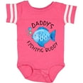thumbnail image 3 of Inktastic Daddy's Fishing Buddy with Cute Blue Fish Boys or Girls Baby Bodysuit, 3 of 5