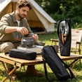 thumbnail image 2 of Grill Tool Storage Bag,Waterproof Tear-Resistants Storage Bag for Camping Hiking BBQ Party 15x3.2x3.2 Inch, 2 of 7