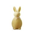 thumbnail image 2 of 1 PC Flocked Bunny Easter Decoration Pastel Bunny Figurine with Bow for Spring Easter Home Office Party Table Centerpiece Decoration, 6"H, 2 of 6