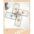 thumbnail image 6 of Compatible with iPhone 14 Plus with Kickstand Bling Diamond Glitter Butterfly Clear Back Soft TPU Case with Ring Holder Stand Shiny Sparkly Protective Phone Case for Women Girls Blue, 6 of 9