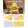 thumbnail image 4 of PXZEE Folding HDPE Adirondack Chair, Outdoor Adirondack Chair for Patio Front Porch Pool Garden Deck Fire Pit Outside, Weather Resistant, 4 of 8
