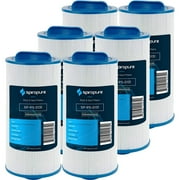 SpiroPure Replacement for Pleatco PGS25P4 Unicel 4CH-24 Filbur FC-0131 Hot Tub Spa Pool Filter Replacement Cartridge (Case of 6)