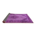 thumbnail image 2 of Ahgly Company Indoor Rectangle Medallion Purple Traditional Area Rugs, 6' x 9', 2 of 4