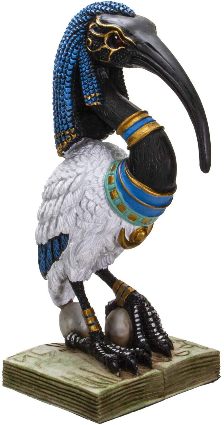 THOTH GOD FIGURINE 11" HEIGHT FIGURINE BY PACIFIC GIFT EGYPTIAN SERIES 
