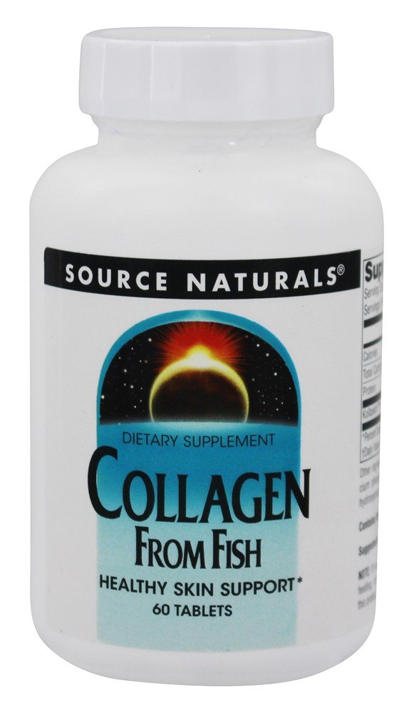 Source Naturals - Collagen From Fish Healthy Skin Support - 60 Tablets