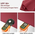 thumbnail image 5 of G4Free Travel Umbrella Compact Ultralight UPF 50+ UV Protection Carbon Fiber Super Slim Small Mini Umbrella, Weighs Only 4 oz, 5 of 8
