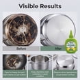 thumbnail image 5 of 1Pc Pot Bottom Cleaner Pot Bottom Cleaner For Kitchen,Plastic Green, 5 of 7