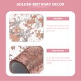 thumbnail image 4 of Shisuyan Shimmer Table Runner Rose Gold Polyester 1Pack 18X2X0.004In, 4 of 9