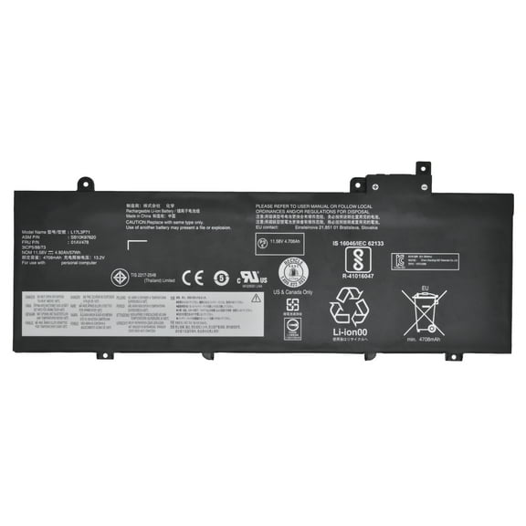 New L17L3P71 Laptop Battery for Lenovo ThinkPad T480S Series L17M3P71 01AV478 SB10K97620 01AV479 SB10K97621 L17M3P72 01AV480 SB10K97622 11.58V 57Wh 4920mAh