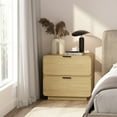 thumbnail image 2 of Chrystie Contemporary Modern Nightstand in Natural, 2 of 10