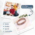 thumbnail image 4 of GMOX Men's Copper Magnetic Bracelet with Cross Pattern, 57 Neodymium Magnets (3800 Gauss), 4 of 6