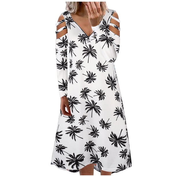 El vestido estampado sexy de bolsillo con cuello en V suelto casual de talla grande de invierno para mujer de la moda Fridja yut5510
