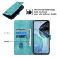 thumbnail image 3 of Compatible with Motorola Moto G72 Classic Embossed PU Leather Case with Card Holder Shockproof Cover, 3 of 5