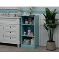 thumbnail image 3 of Palace Imports 100% Solid Wood 16.5" Bathroom Cabinet with Adjustable Shelves, Aqua Blue, 3 of 6