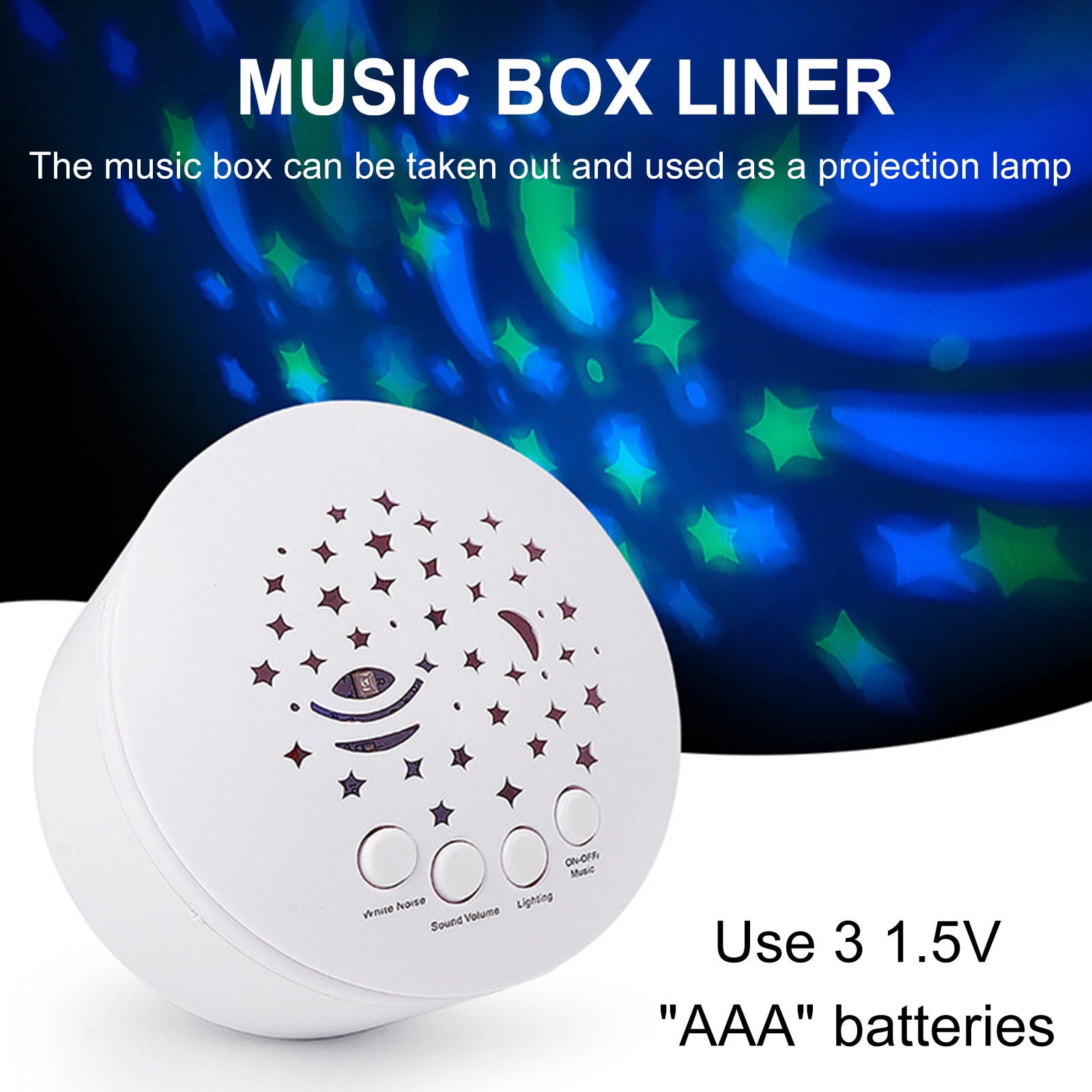 Baby Sleep Night Light Projector Toy, Usavan LED Stuffed Animal Soothing Music, Cute Hedgehog Owl Night Lamp for Nursery Ceiling Wall Projection Gift
