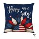 thumbnail image 2 of 2 Pack 18x18 Inch 45x45cm Patriotic Throw Pillow Covers Happy Of July Gods Blessed America Pillow Cases For Independence Day Home Decor, 2 of 6