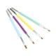 thumbnail image 1 of 4 Uds. Pinceles para decoración de uñas de doble punta, cepillo de Gel para extensión de uñas, pinceles para pintar manicura, 1 of 5