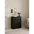 thumbnail image 2 of Tvilum Scottsdale 1 Drawer, 2 Door Sideboard with 4 Shelves, Black Matte, 2 of 9