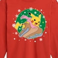 thumbnail image 3 of Pokémon - Pikachu Sled - Youth Long Sleeve Graphic T-Shirt, 3 of 5