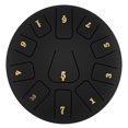 thumbnail image 2 of Btafrte 8 Pulgadas 11 Tune Tongue Drum Hand Pan Instrumentos Musicales Percusión (negro), 2 of 9