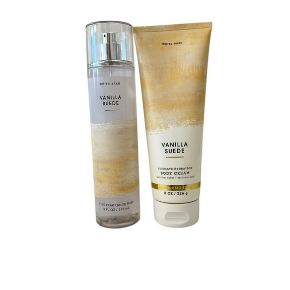 Bath & Body Works Vanilla Suede Mist & Body Cream Set
