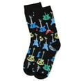 thumbnail image 3 of MeMoi Boys' Guitar Rayon from Bamboo Blend Crew Socks - Boys - Male, 6-7, Navy, 3 of 8