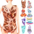 thumbnail image 1 of Swimsuits Set Lovely Miniature Bathing Bikini Beach Outfits Dollhouse Swimwear Toys Clothes Play House Accessories heqiyong LED, 1 of 2