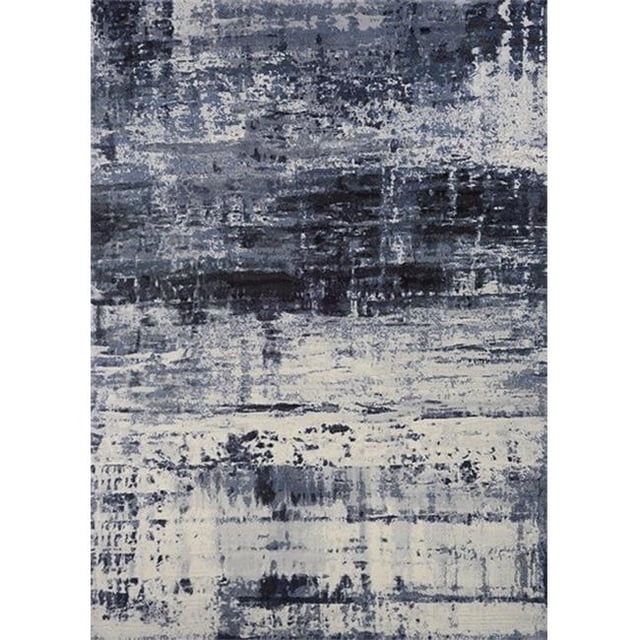Couristan 63626656311053T 3 ft. 11 in. x 5 ft. 3 in. Easton Abstract Mosaic Rug, Slate