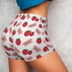 thumbnail image 4 of Fotbe Strawberry Shorts Sin Costuras – Shorts Deportivos de Cintura Alta para Mujer, Elásticos para Gimnasio, Yoga, Running o Ciclismo-Small, 4 of 8
