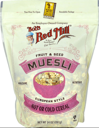 Bob's Red Mill Fruit & Seed Muesli European Style 14 oz Pack of 1