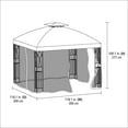 thumbnail image 3 of hometrends 10 ft. x 10 ft. Soft Top Gazebo, 3 of 9