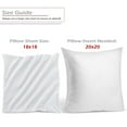 thumbnail image 3 of Nestl Velvet Throw Pillow Covers Solid Square Soft Decorative Pillow Cover for Sofa, 16" x 16", White, Pack of 2, 3 of 8